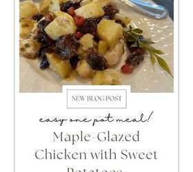 how to make delicious maple glazed chicken with sweet potatoes