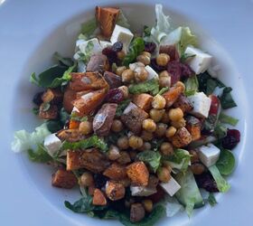 Mediterranean Roasted Chickpea and Sweet Potato Salad