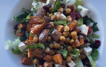 Mediterranean Roasted Chickpea and Sweet Potato Salad