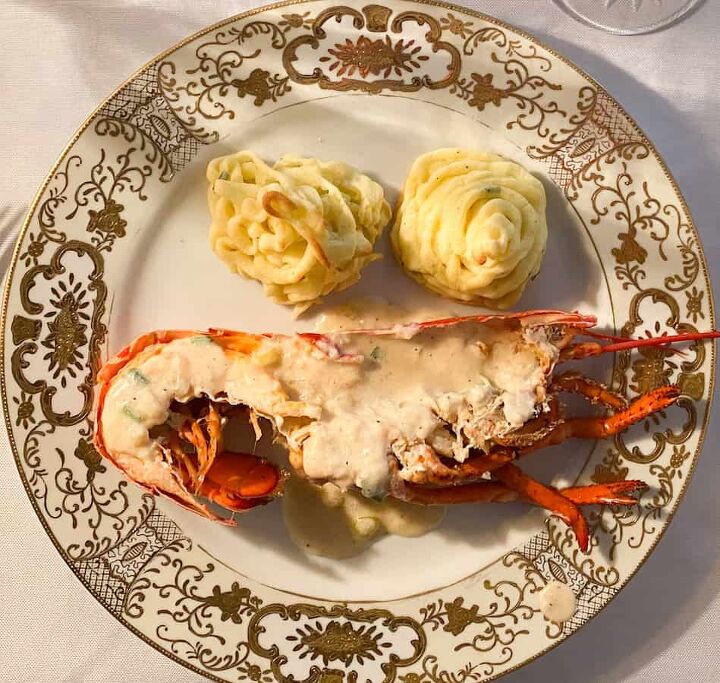 dining on the orient express, My Lobster Dinner
