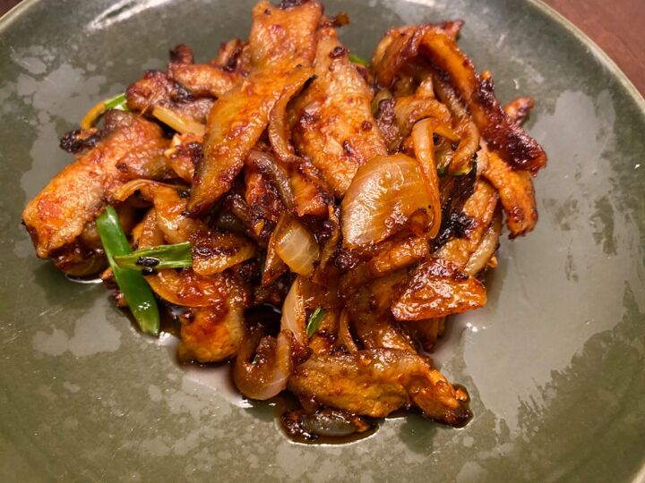 spicy korean pork jowl