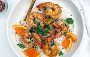 Honey Garlic Shrimp + Coconut Rice