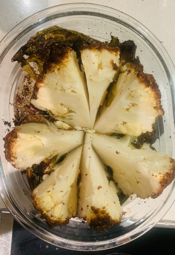 whole roasted spiced cauliflower