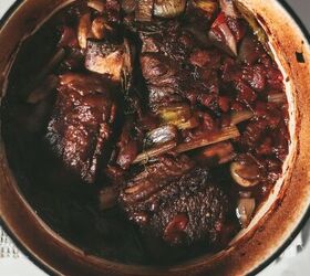 braised beef short ribs, The short ribs after they come out of the oven