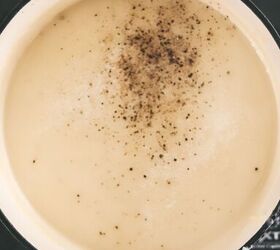 easy potato soup recipe, Add your milk heat it through Adjust your seasonings
