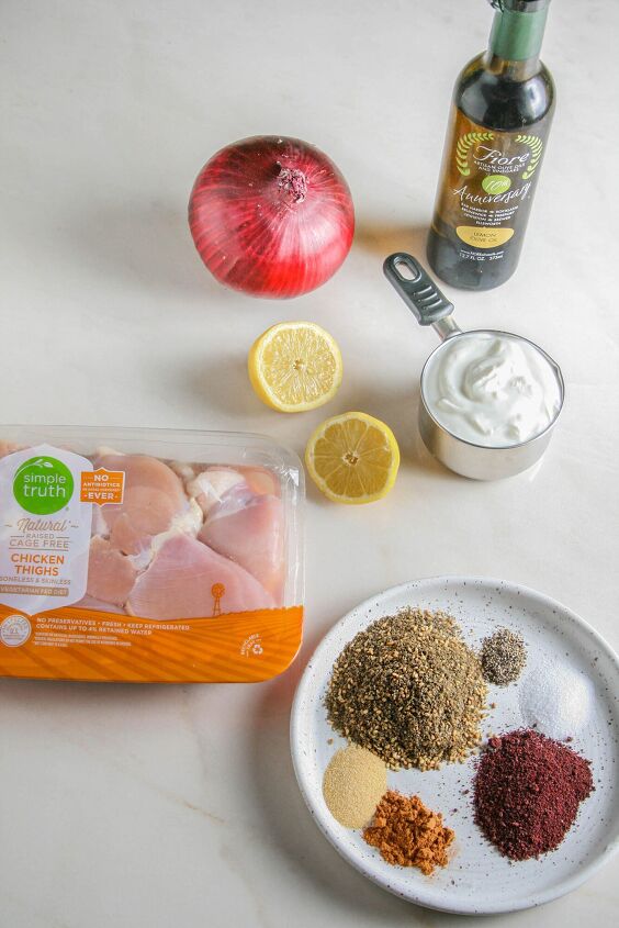 za atar grilled chicken thighs, Ingredients for Za atar Grilled Chicken Thighs