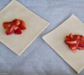 strawberry filled love letter pies