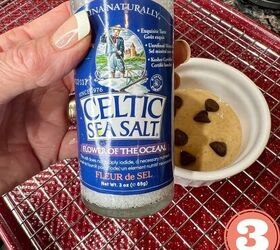 healthy cookie baked oatmeal, Sprinkle with Celtic Sea Salt