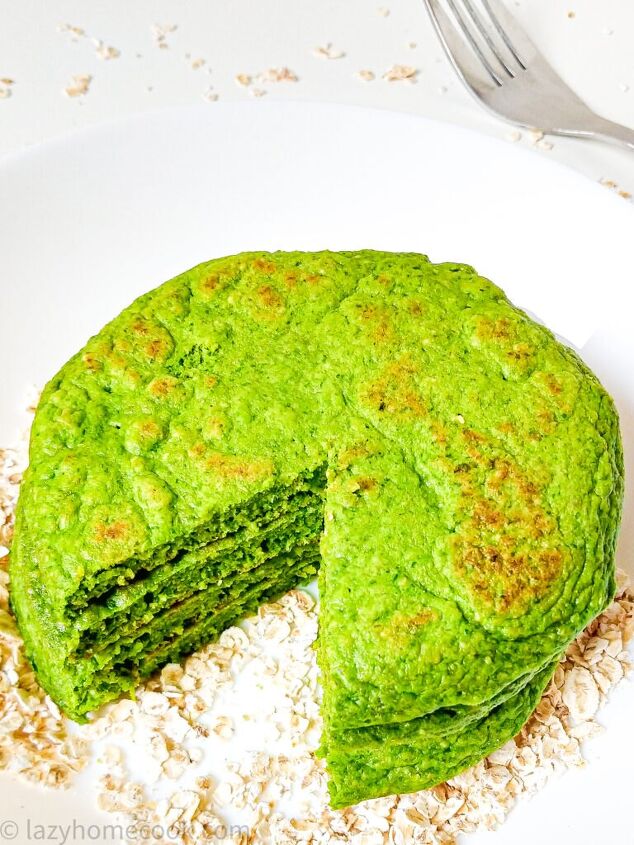 spinach oatmeal pancakes