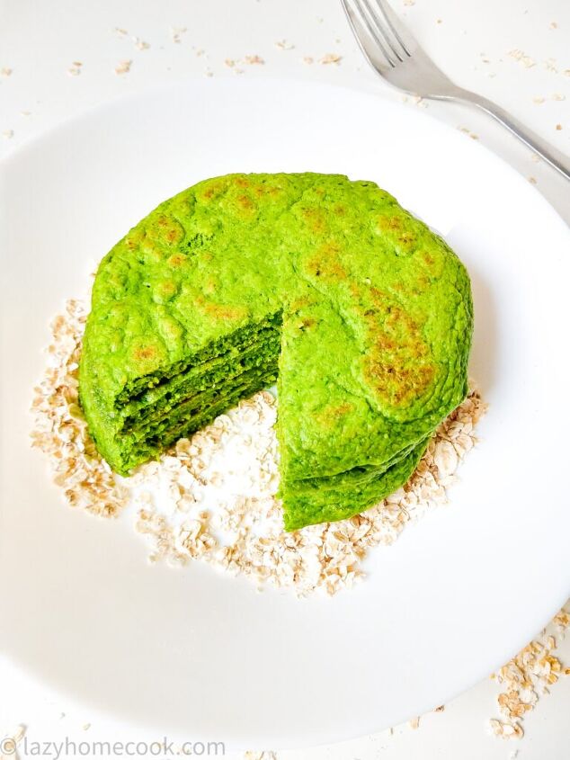 spinach oatmeal pancakes