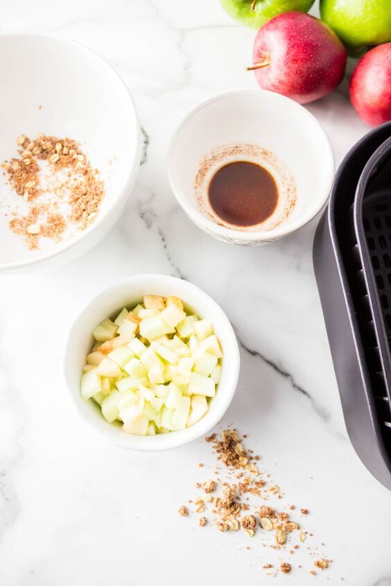 how to make the best apple crisp in an air fryer, Air Fryer Apple Crisp