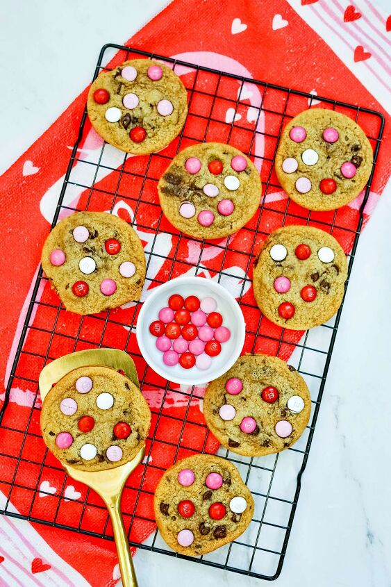 chocolate chip candy valentine cookies recipe, Make this easy chocolate chip candy valentine cookies recipe for your favorite valentines Here s how to make them