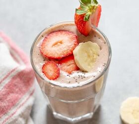 Strawberry Banana Peanut Butter Smoothie