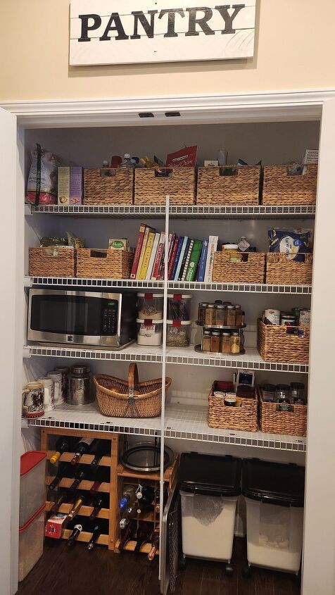 easy french onion soup recipe, view of pantry that has been organized