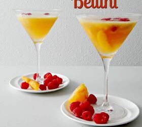 happy hour raspberry peach bellini, Bellni6