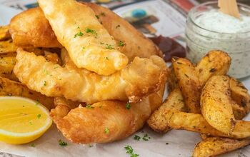 Crispy Beer Battered Fish And Chips