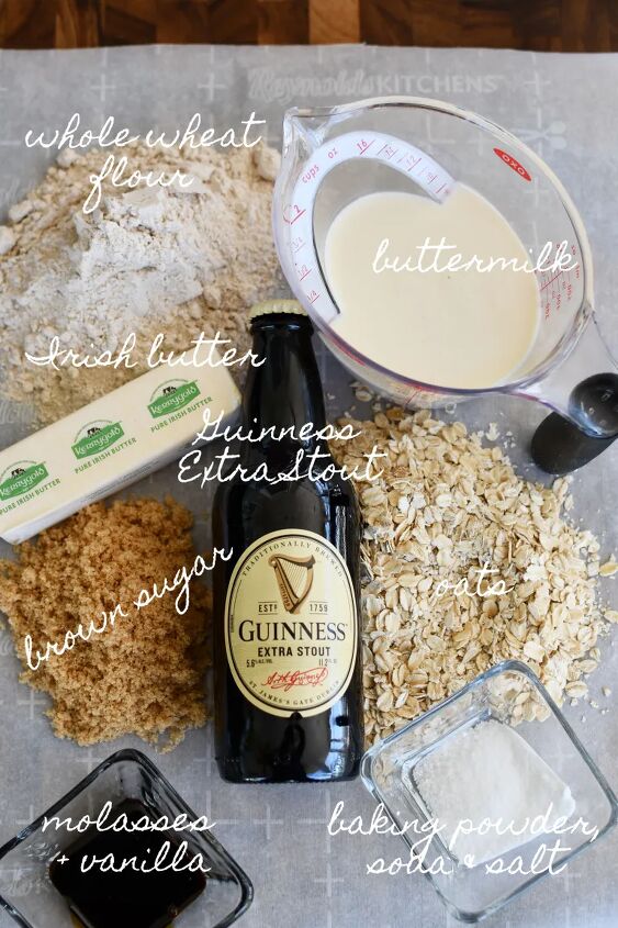 easy irish brown bread with guinness for st patricks day