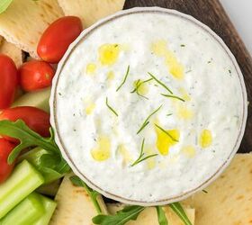 Use this instead of Greek yogurt to make a CREAMY (& surprisingly addictive) dip in only 10 minutes