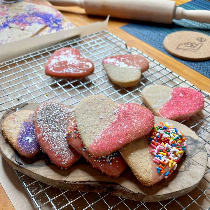 2 ingredient heart shaped cookie recipe, Two Ingredient Heart Shaped Cookies Yum