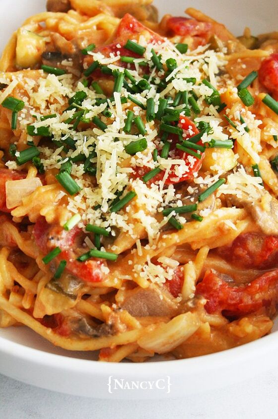 yummy vegetable pasta