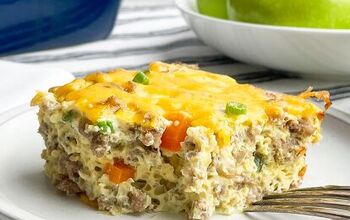 Easy Cheesy Sausage Egg Bake