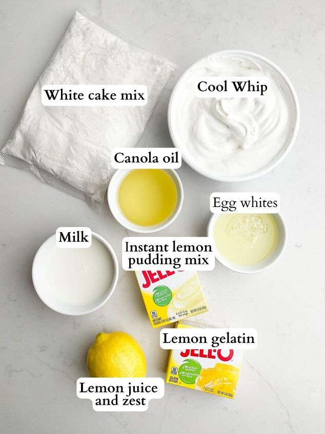 lemon poke cake, lemon poke cake ingredients