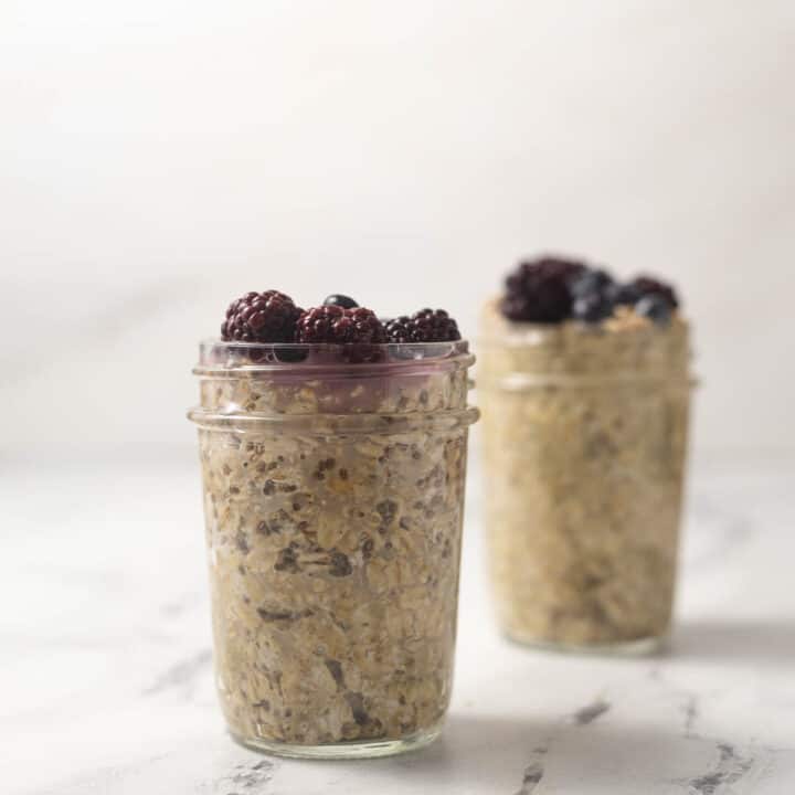 quick simple protein overnight oats