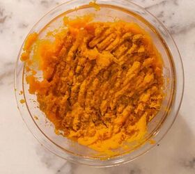 the perfect mashed butternut squash sweet potato, The butternut squash and sweet potato mashed together