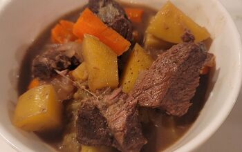 Stew in a Dutch Oven With Red Wine