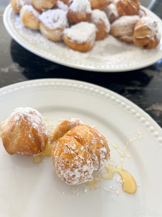 new orleans biscuit beignet recipe it s big easy air fryer fast, Biscuit beignets with honey