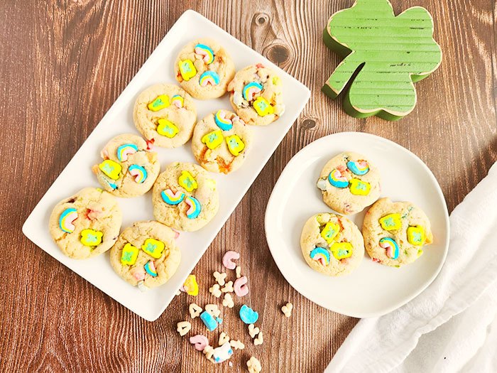lucky charms cookie recipe st patrick s day cookies