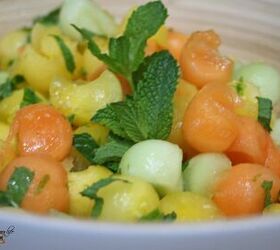 Refreshing 3 Melon Salad With Lime & Mint
