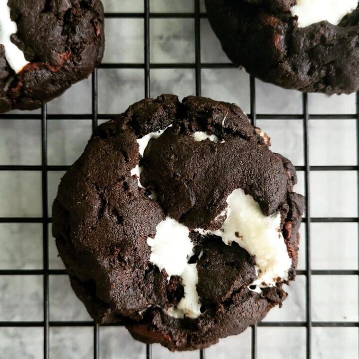 chocolate marshmallow cookies, Chocolate Marshmallow Cookies