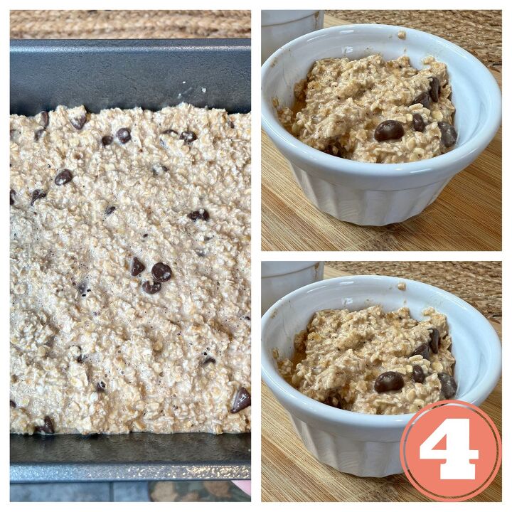 easy baked oatmeal with nuts, Make single serve baked oatmeal in ramekins and also use an 8x8 pan
