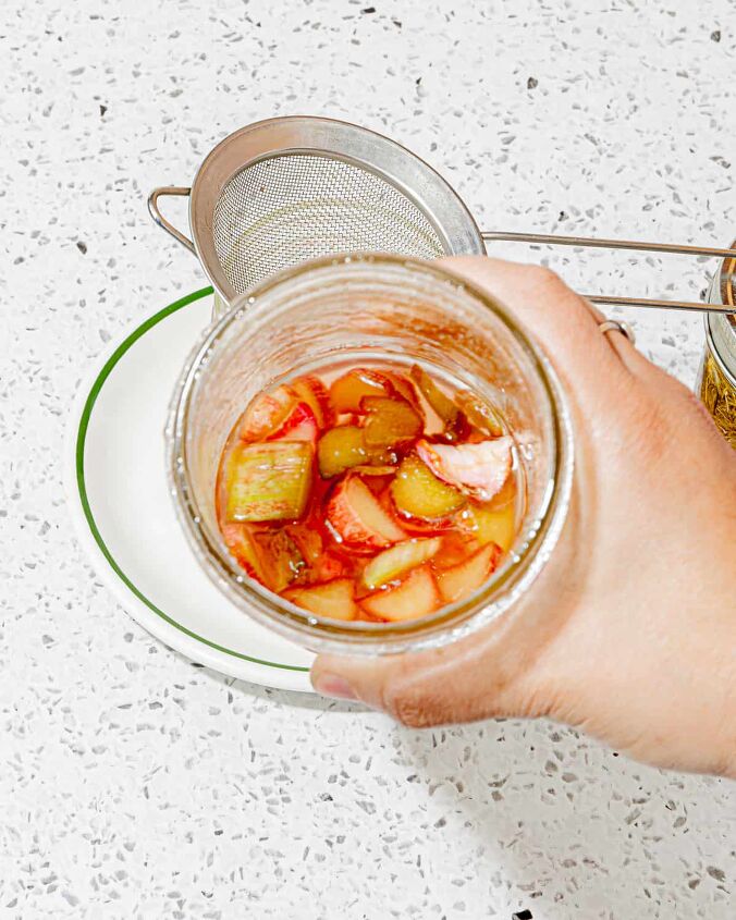 classic rhubarb syrup without heat
