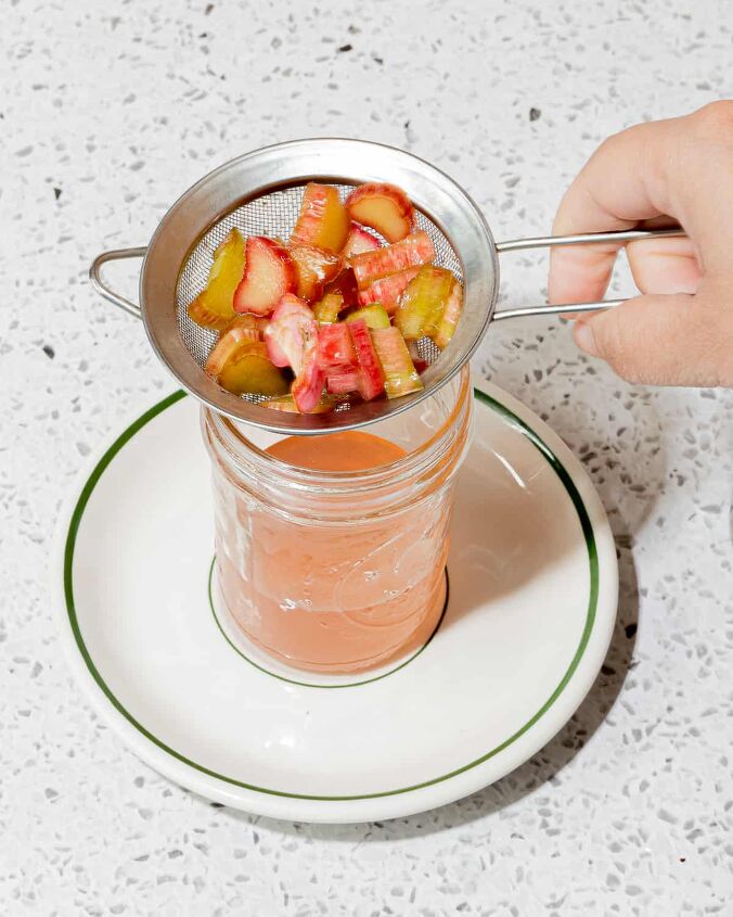 classic rhubarb syrup without heat