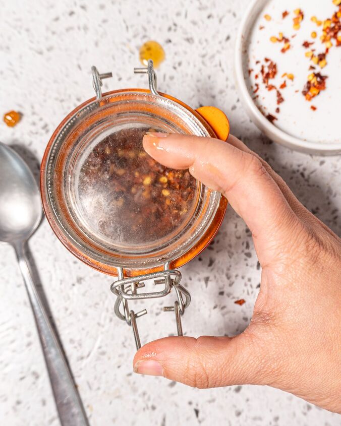homemade hot honey, image courtesy of stephanie gravalese slow living kitchen