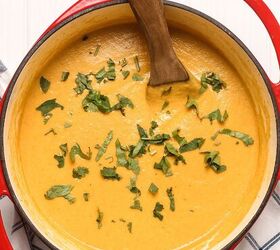 easy carrot and coriander soup 5 ingredients