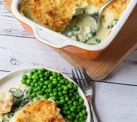 Easy Creamy Fish Pie With Spinach