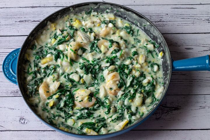 easy creamy fish pie with spinach, Fish pie sauce