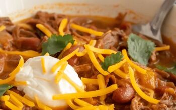 Easy Slow Cooker Shredded Beef Chili