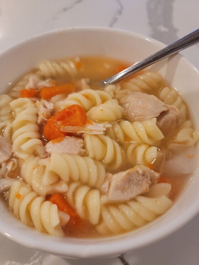 homemade chicken noodle soup for the soul that kiddos will love