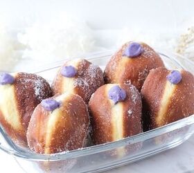 Ube Cream Filled Donuts