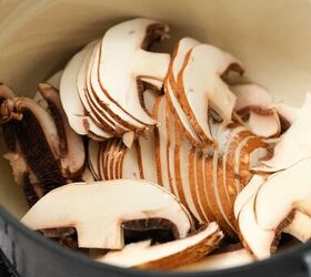 This hearty cream of mushroom soup will leave everyone satisfied