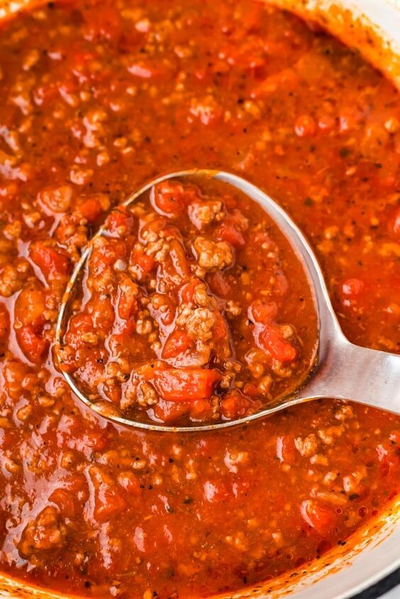 Homemade Spaghetti Sauce With Ground Beef | Foodtalk