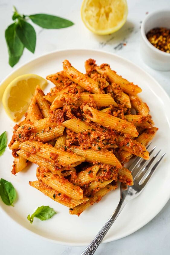 homemade spaghetti sauce with ground beef, Easy Sun Dried Tomato Pesto Pasta