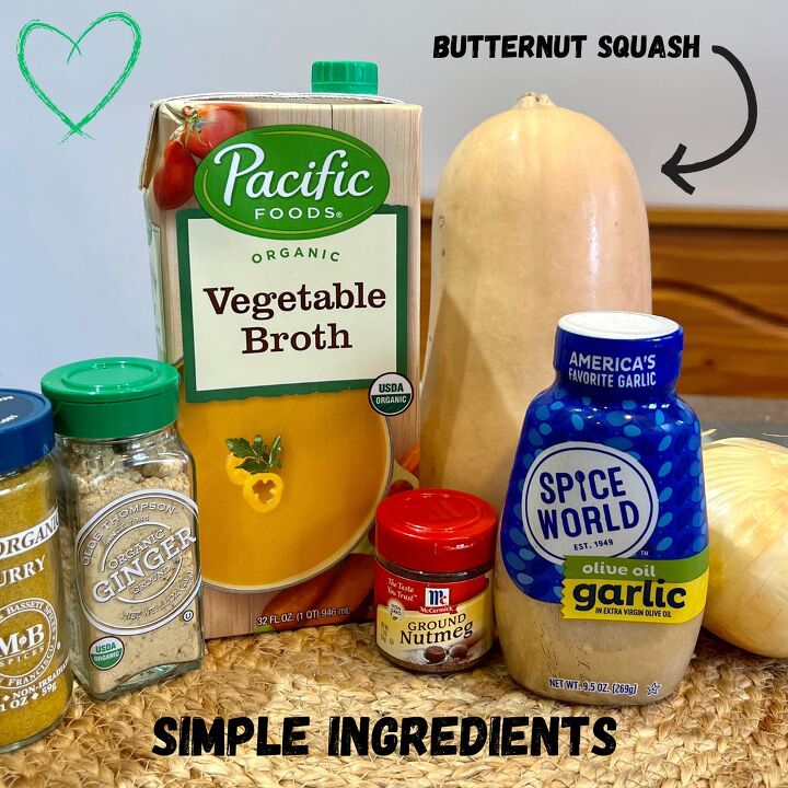 ww zero point butternut squash soup, 7 Simple Ingredients