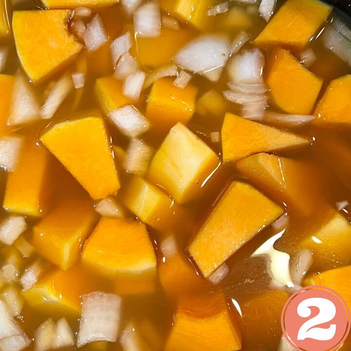 ww zero point butternut squash soup, Place all of your ingredients in your crockpot