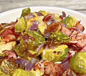 oven roasted brussel sprouts with bacon, Oven Roasted Brussel Sprouts with Bacon Easy Recipe Can be Prepared Ahead of Time brusselsproutswithbacon recipe vegetable glutenfree
