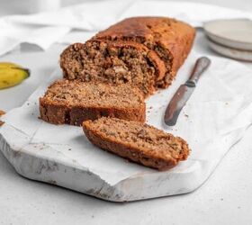 Banana Loaf With Chia Seeds and Walnuts